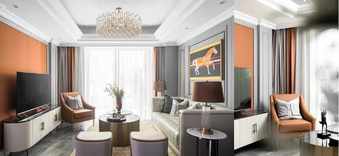 150平米四居室设计说明，32万元装修的现代风格有什么效果？