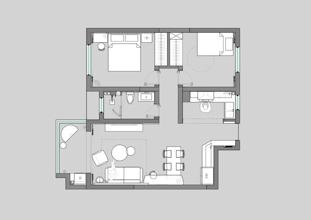邻居家94平米的二居室，仅仅用了12万元，就完成了装修，如此划算！