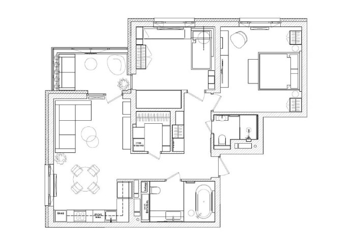 83平米的房子能装修成什么效果？简约风格三居室装修案例！
