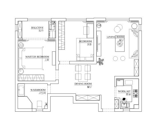 113平米北欧风格三居室，预算9万，点击看效果图！