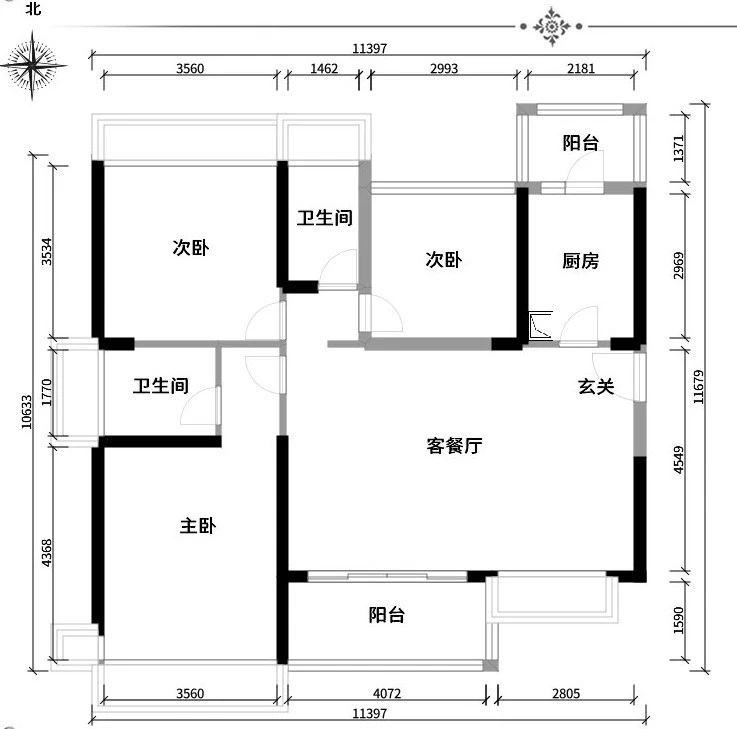 124㎡新中式丨清雅含蓄、端庄风华