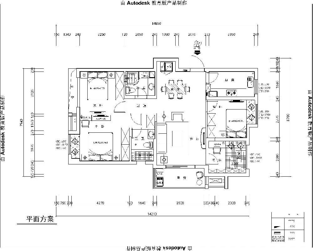 三居室的意式轻奢风装修多少钱一平？这套129平米的装修方案亮点满满！