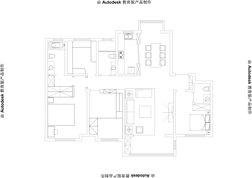 惊艳中式风，宅家也自在，190平米的四居室让人每天都元气满满。