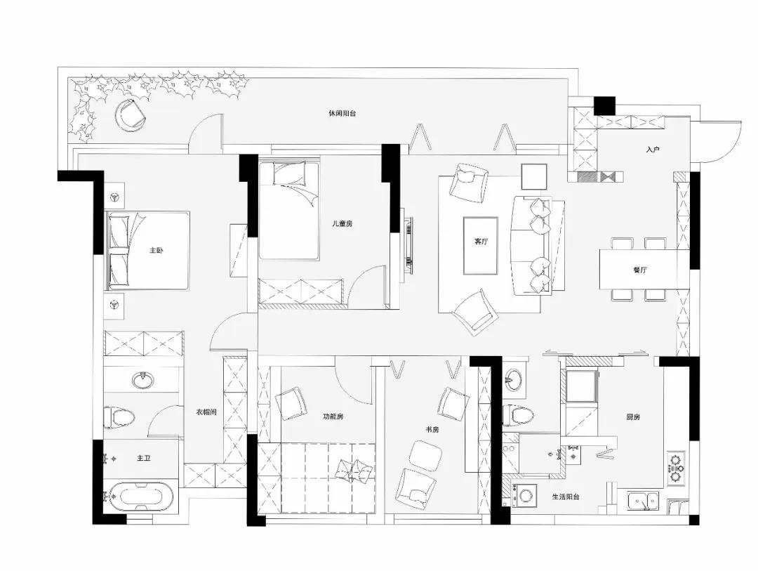 现代风格二居室如何装修，72平米的房子这样装才阔气！