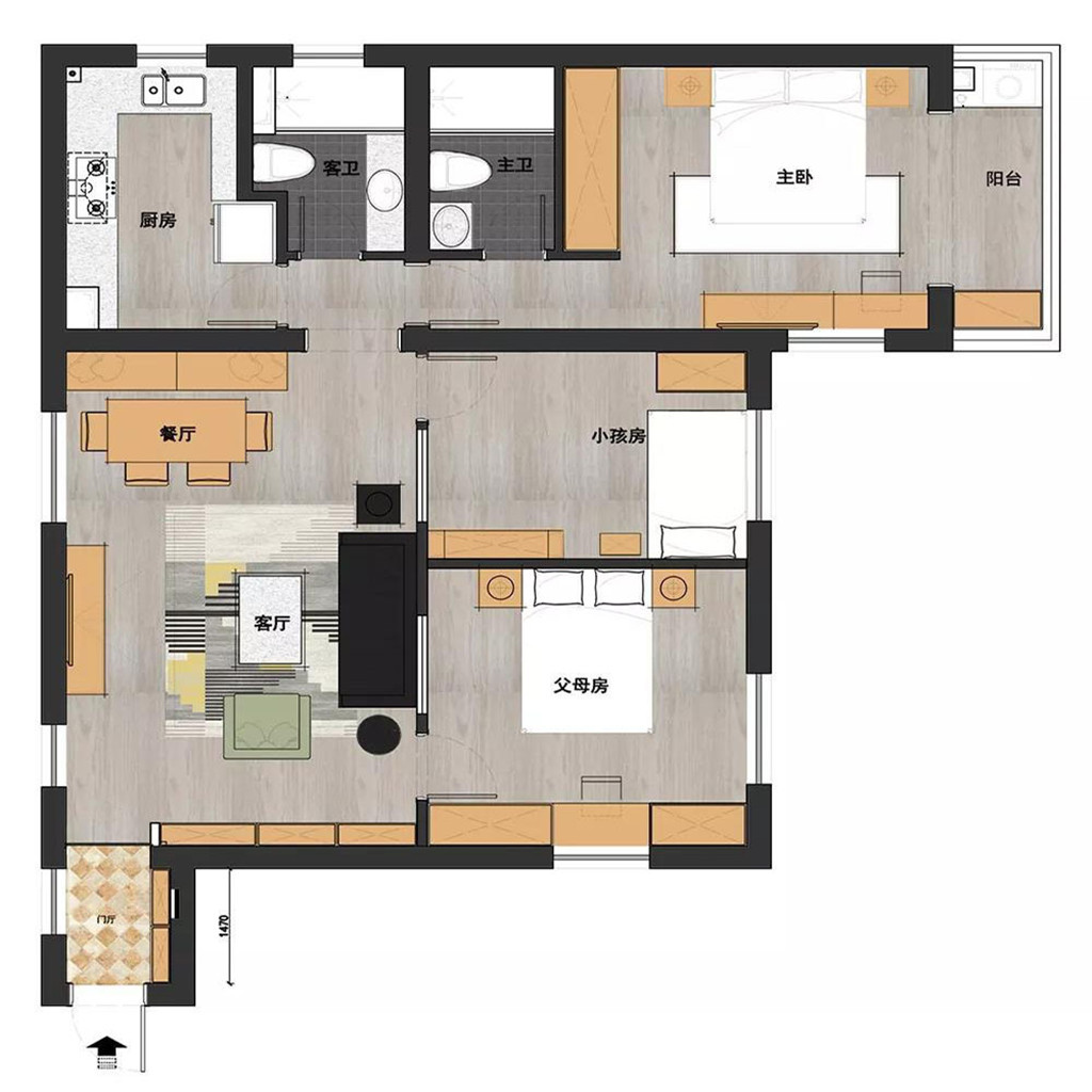 111平米的三居室，采用现代风格装修的效果如何呢？