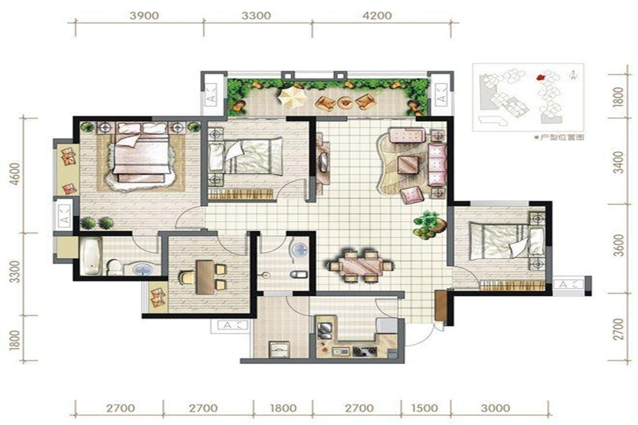 133平米四居室的新古典风格案例，只花10万！