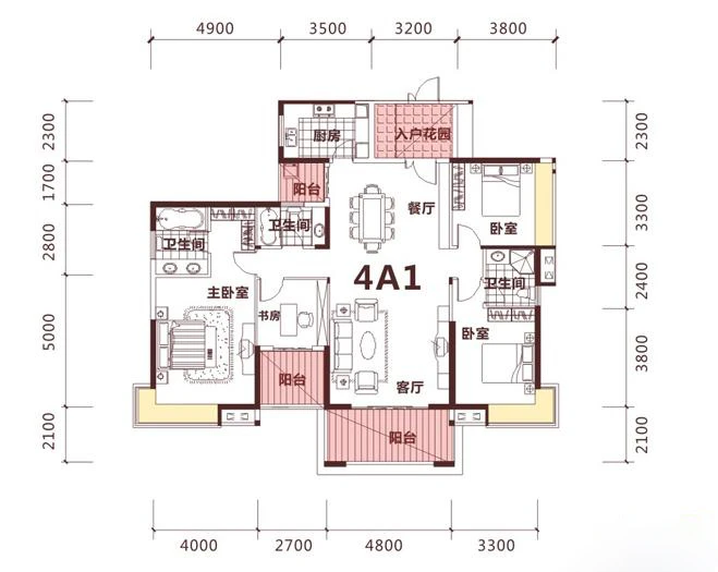 177平米的四居室装修案例欣赏，将现代风融入到现代生活当中。