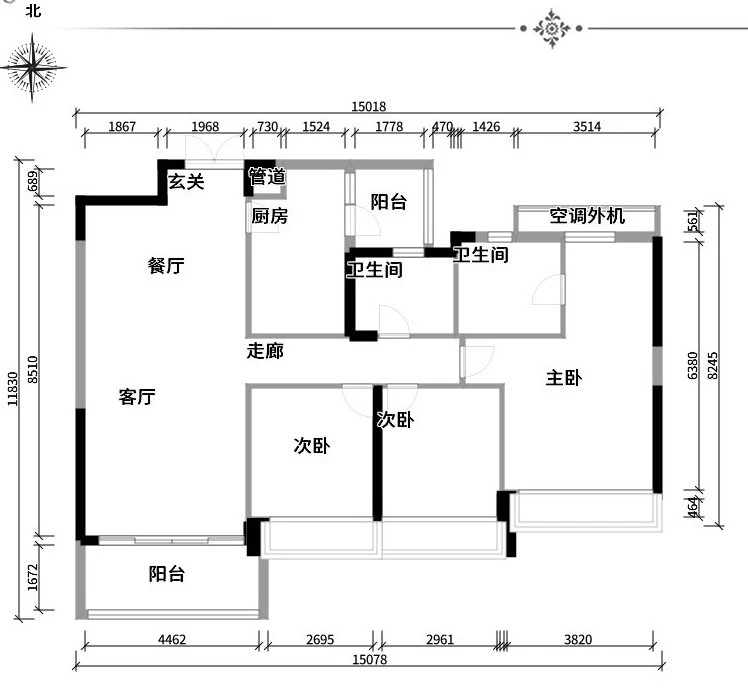 140㎡复式LOFT现代北欧轻工业混搭