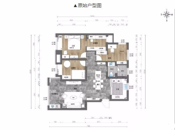 太不敢相信了98平三居室，花了8万，还是北欧风格！