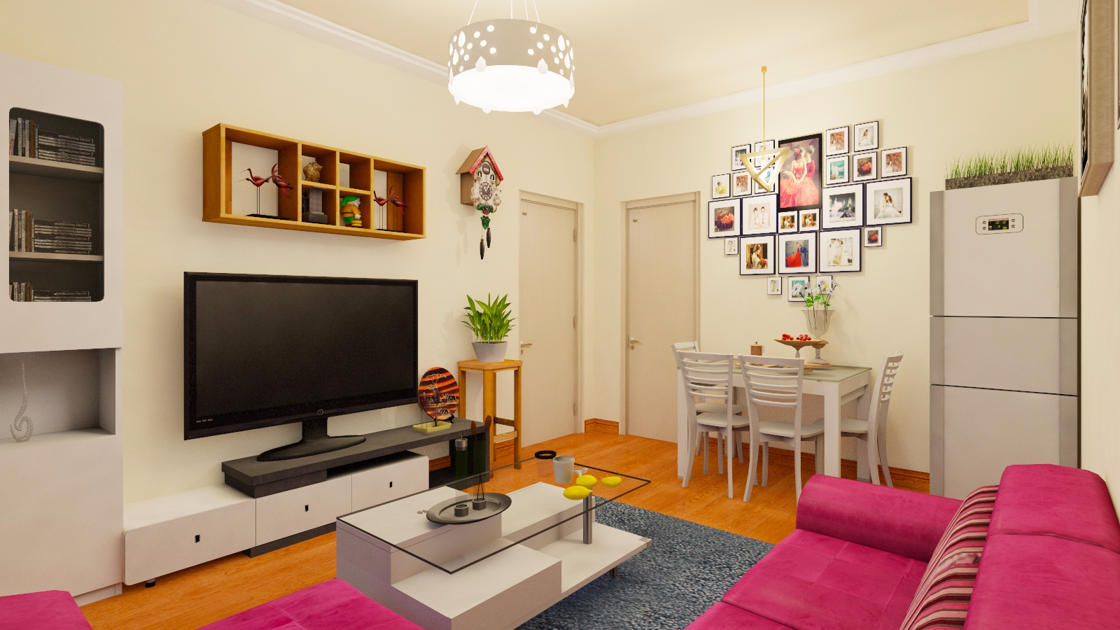44平米的一居室要怎么装修才出其不意，选择现代风格准没错！