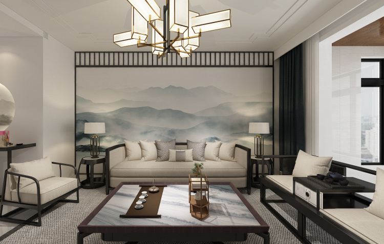 142平米的四居室装修只花了18万，中式风格让人眼前一亮！