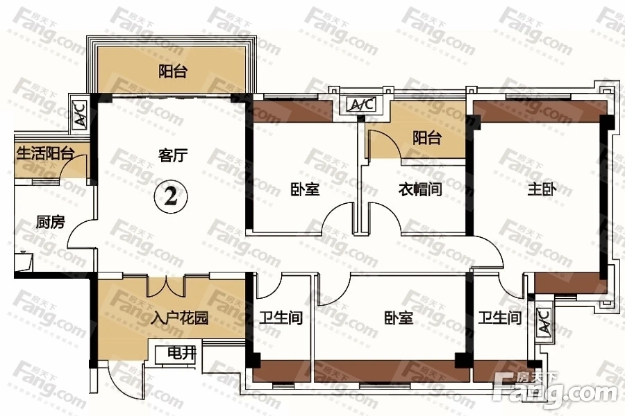 现代风格装修案例 一个简洁温馨的家