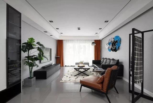 意想不到的神奇效果，105平米的三居室，现代风格只花了11万，太值了！