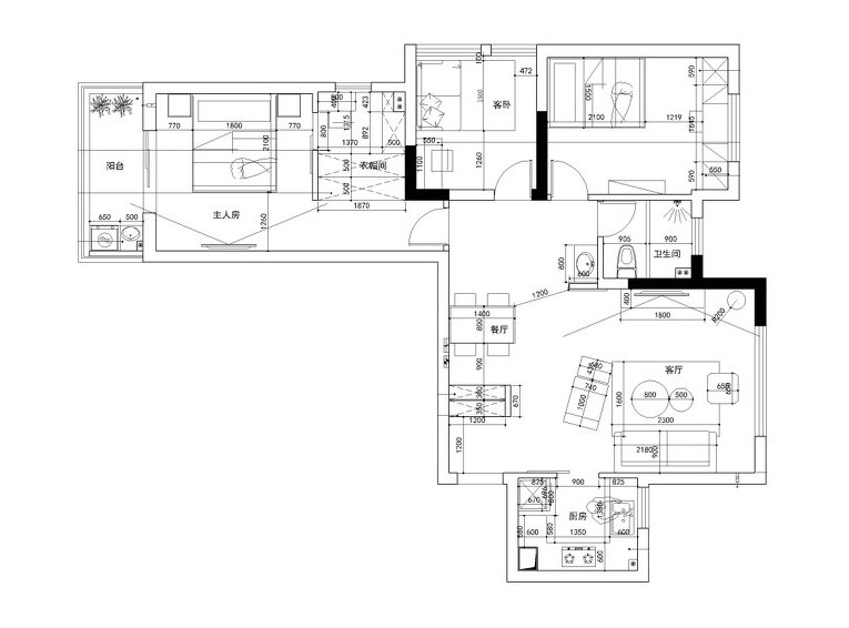 122平米的房子能装修成什么效果？北欧风格三居室装修案例！