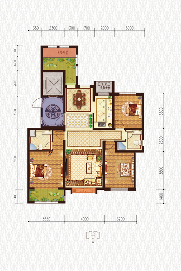 140平米的房子包括哪些功能间？装修成新中式风格三居室好不好？
