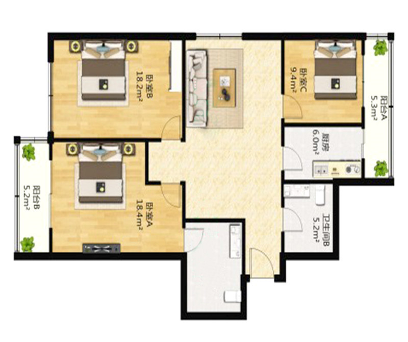 87平米二居室新房，找熟人装修才花费5万，大家觉得值吗？