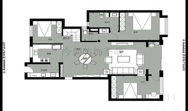五居室的现代风怎么装修？让这套280平米的装修案例给你点灵感！