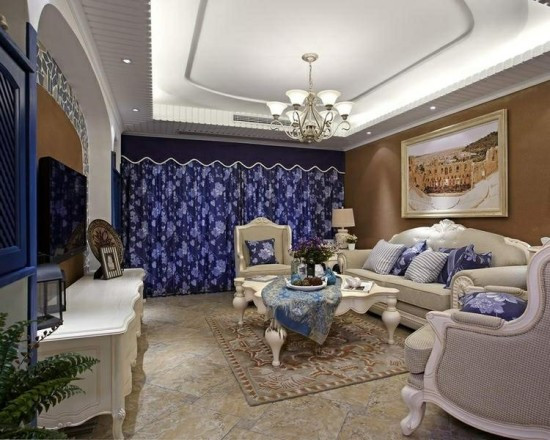 110平米的三居室要怎么装修才出其不意，选择地中海风格准没错！
