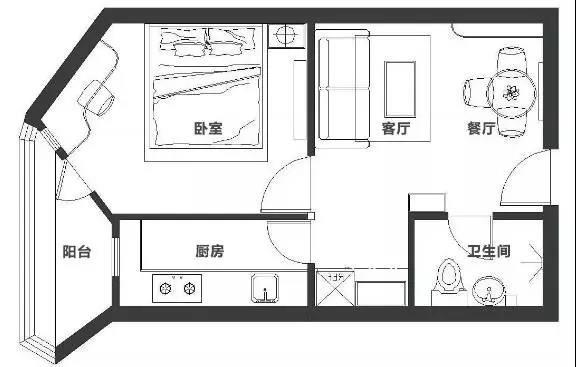 43平米的一居室要怎么装修才出其不意，选择现代风格准没错！