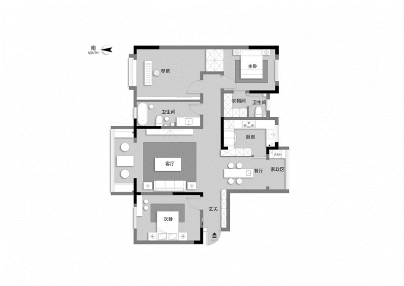 108平米的房子包括哪些功能间？装修成新中式风格三居室好不好？
