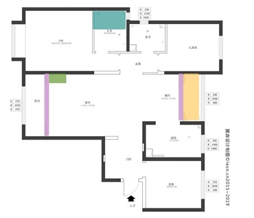 138平米三居室设计说明，24万元装修的简约风格有什么效果？