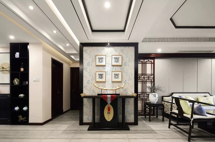 167平米的四居室装修案例欣赏，将中式风融入到现代生活当中。