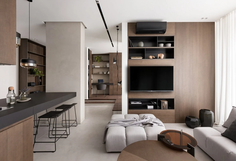 现代简约风格案例 自然简约的居室空间