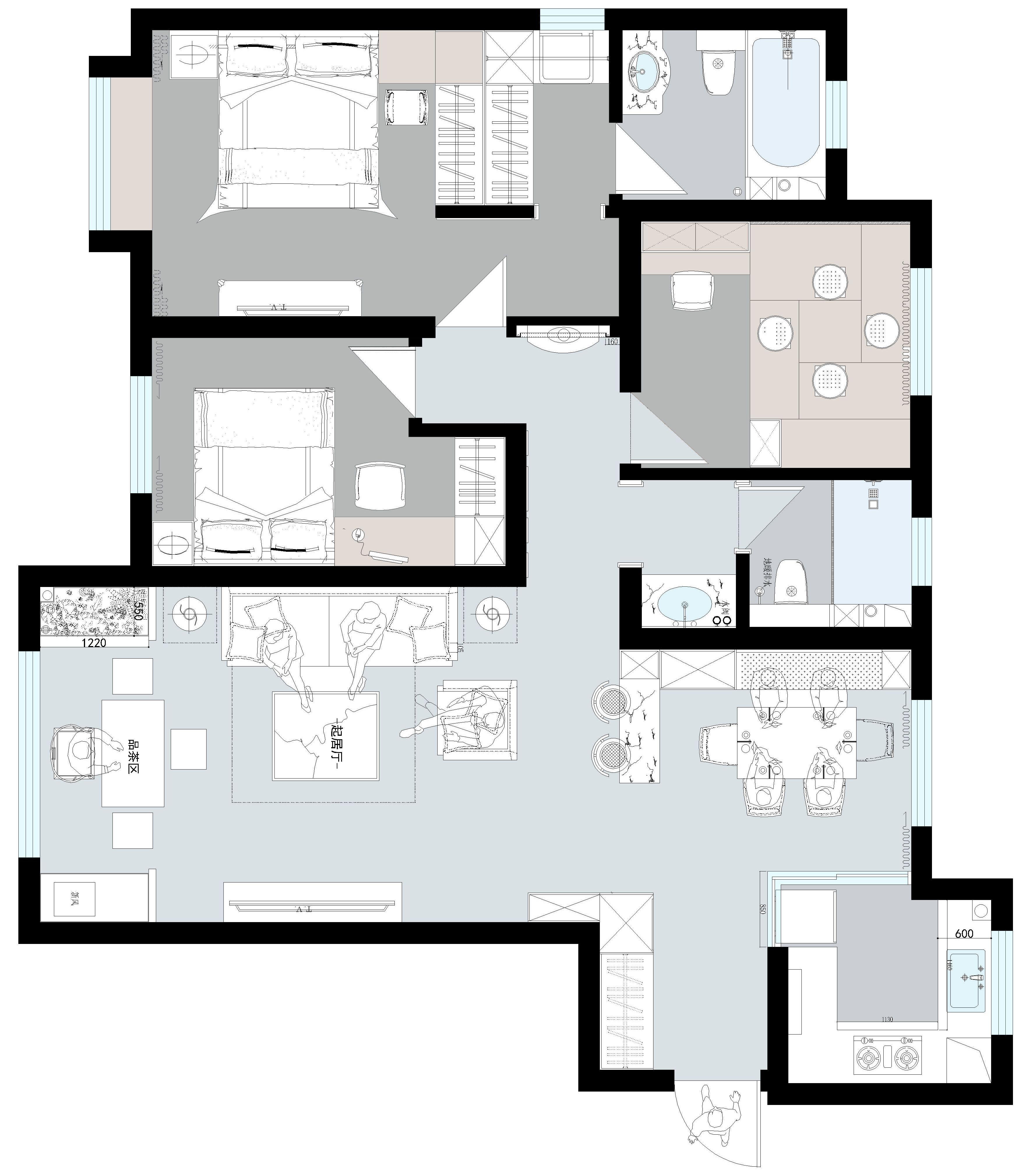 邻居家135平米的三居室，仅仅用了13万元，就完成了装修，如此划算！