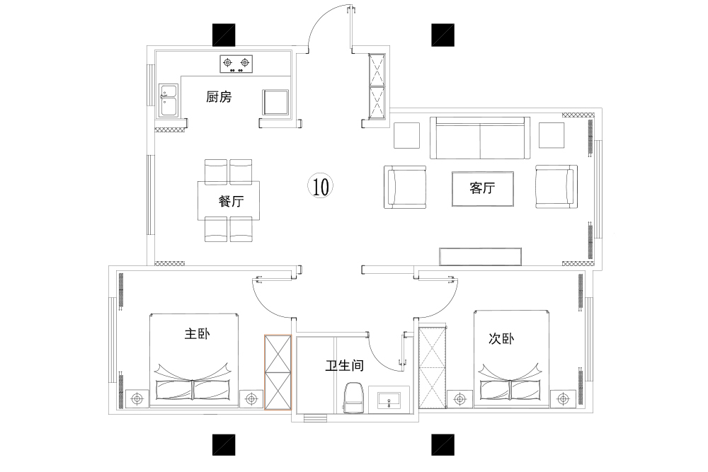 二居室一般多大面积？美式风格装修需要多少钱？