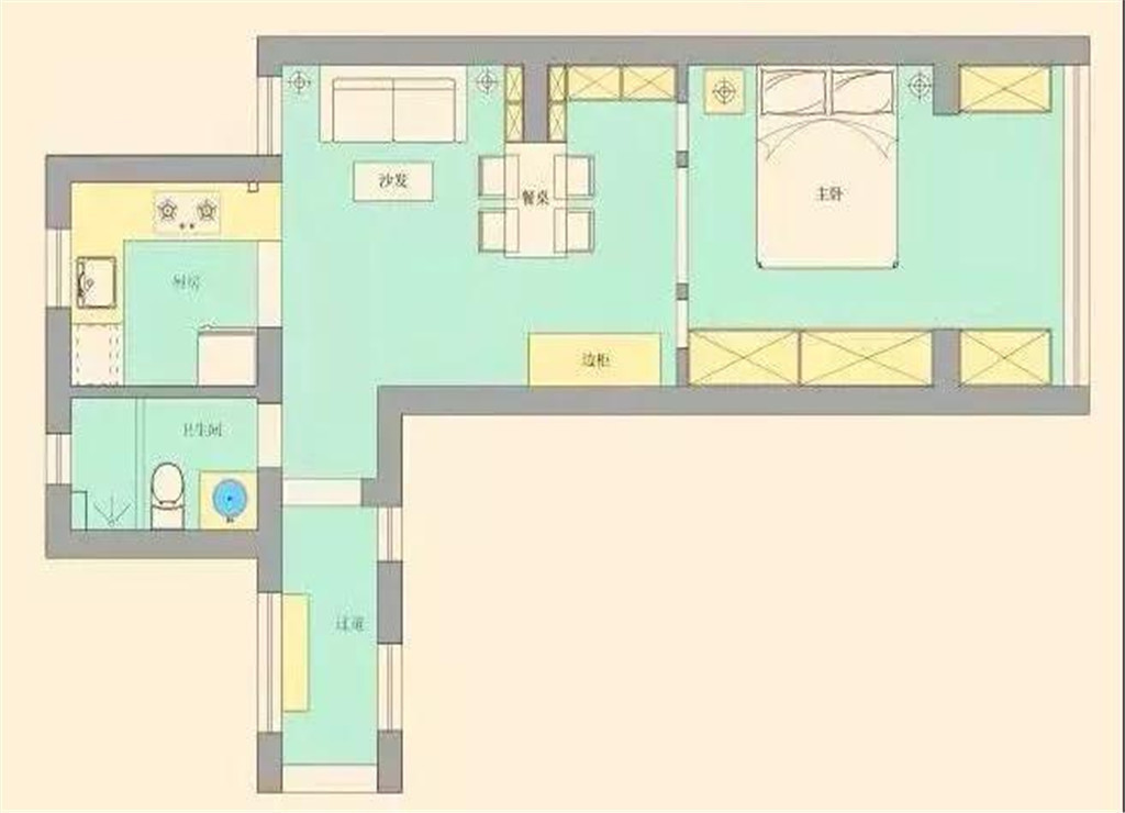 现代风格三居室装修案例，98平米的房子装修多少钱？