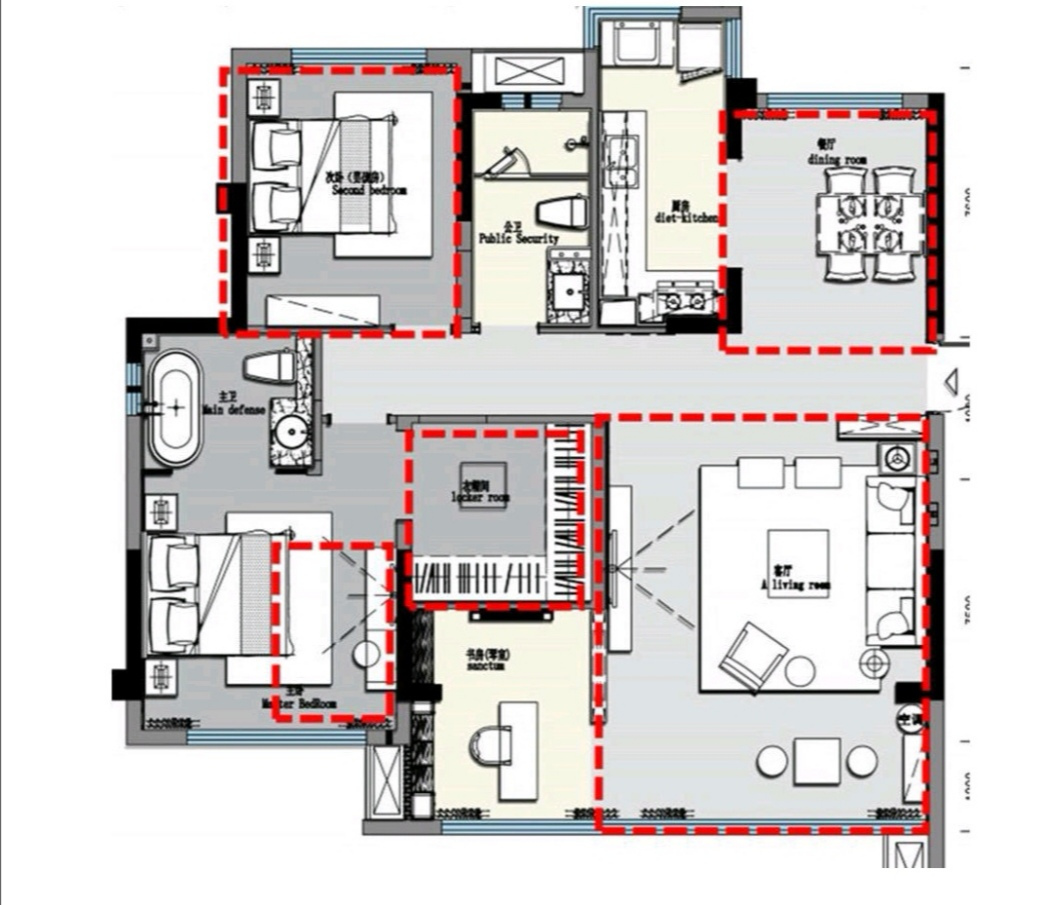 三居室的房子，足足118平米，如果用方式13万元是不是很划算？