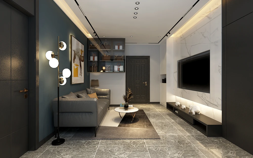 新房55平米一居室现代风格，装修只用了3万，谁看谁说划算！