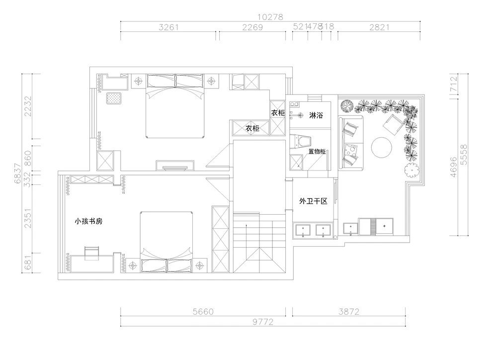 优步水岸150平新中式