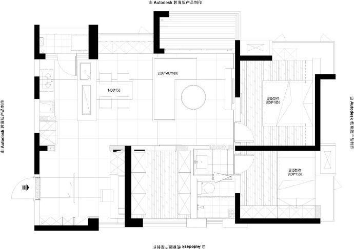 82平米二居室的现代风格案例，只花11万！