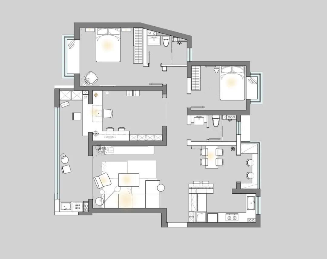 新房149平米三居室简约风格，装修只用了14万，谁看谁说划算！