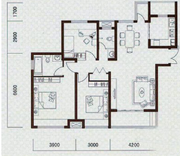 115平米简约风格三居室，预算8万，点击看效果图！