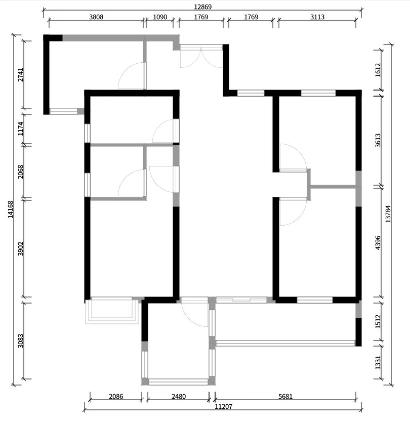 现代风格四居室装修案例，141平米的房子装修多少钱？