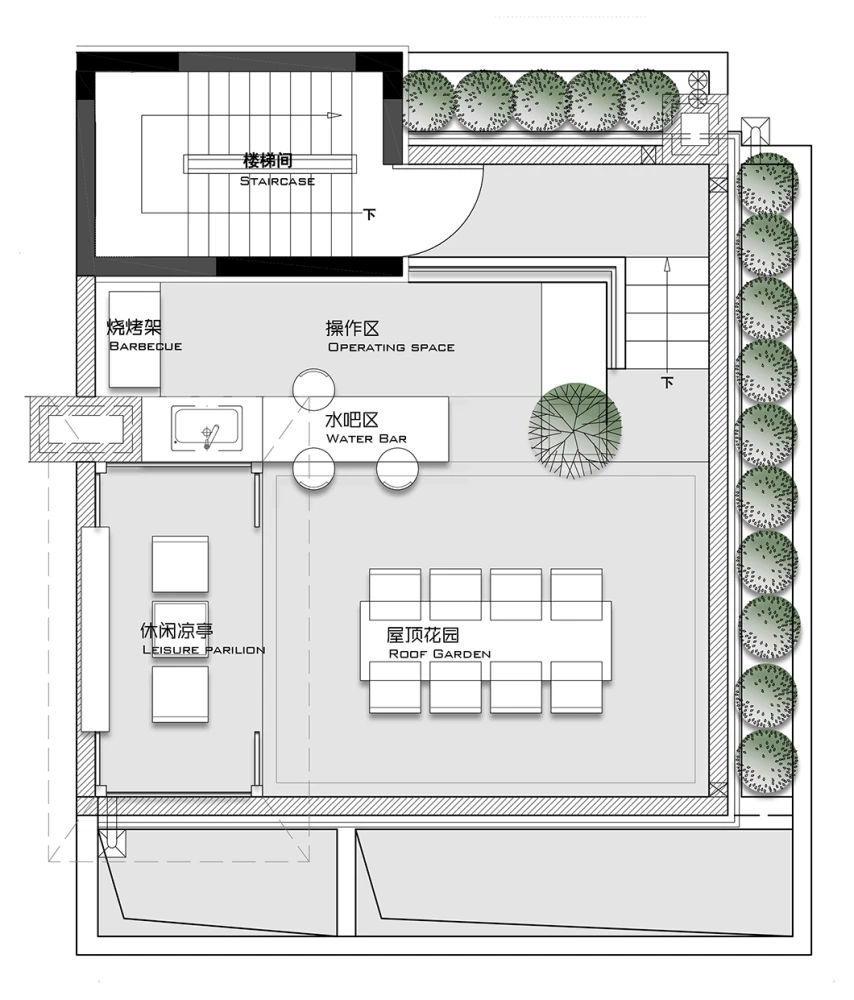 惠州浩天装饰五矿哈施塔特501㎡现代轻奢