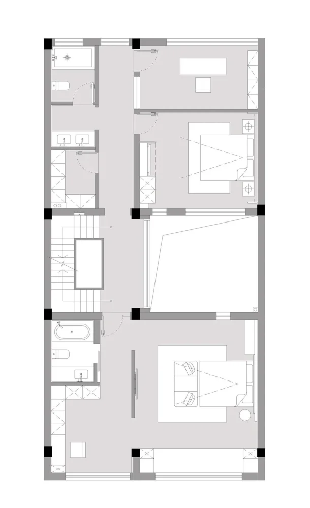 惠州浩天装饰450㎡自建别墅设计，极致简约