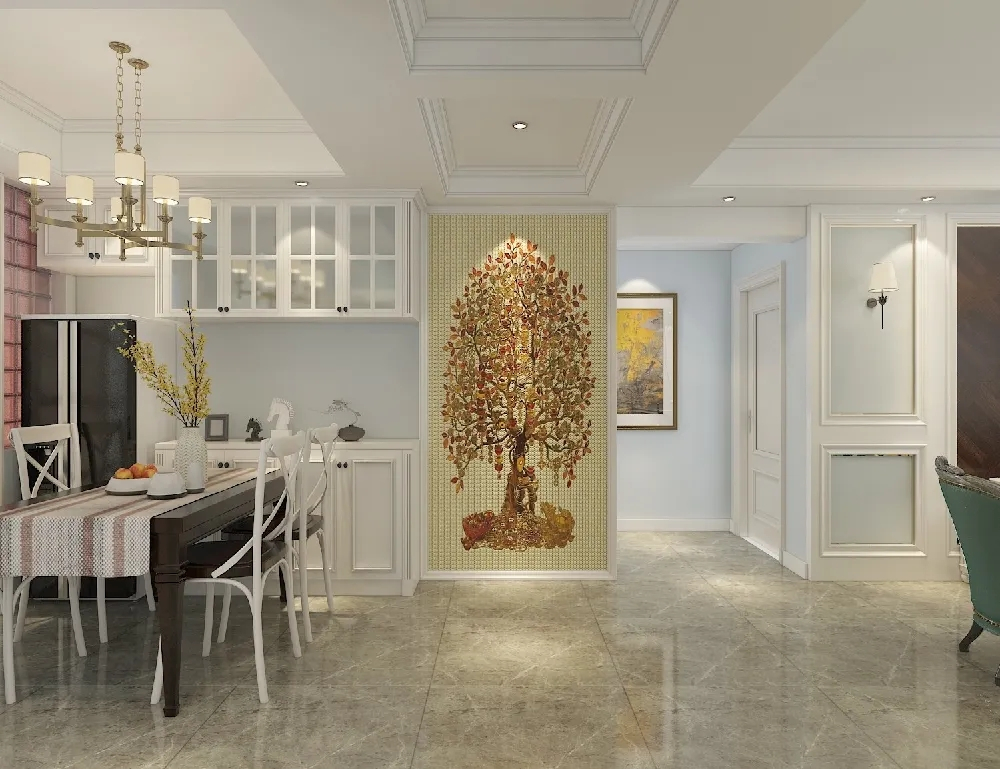 花12万元装修这套130平米的三居室，美式风格，给大家晒晒！