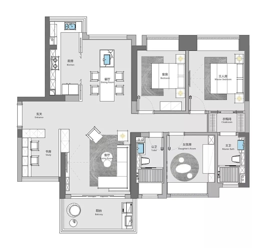 128平米的房子包括哪些功能间？装修成简约风格三居室好不好？