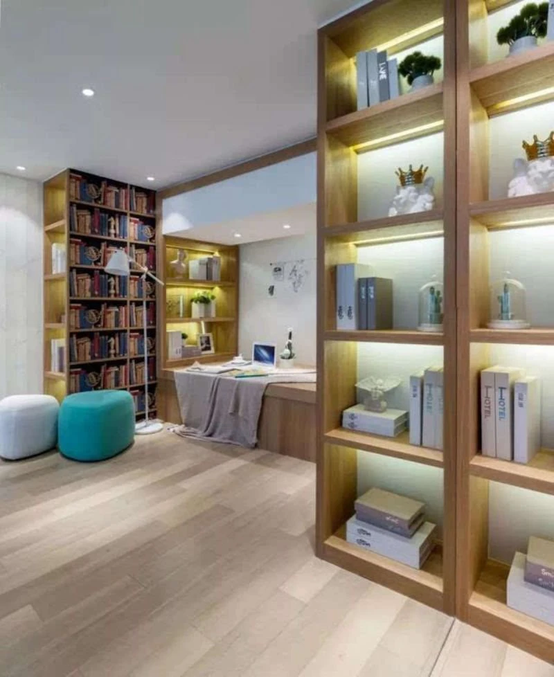 81㎡的loft复式，宽敞书房+二层卧