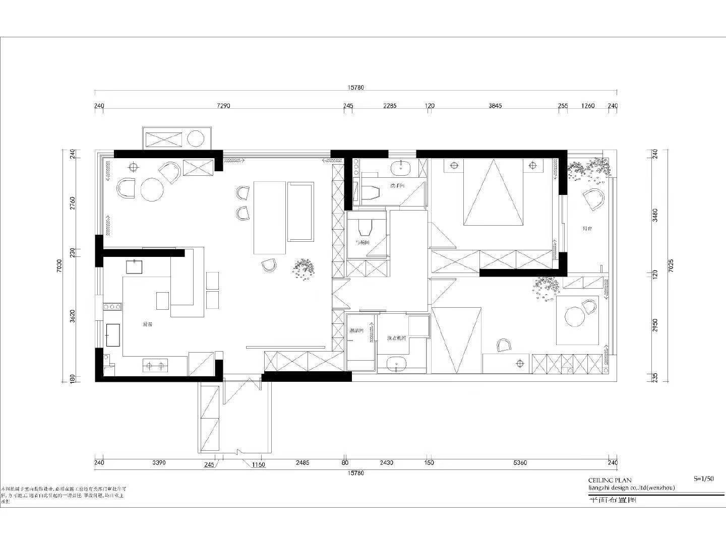 现代风格三居室装修案例，105平米的房子装修多少钱？