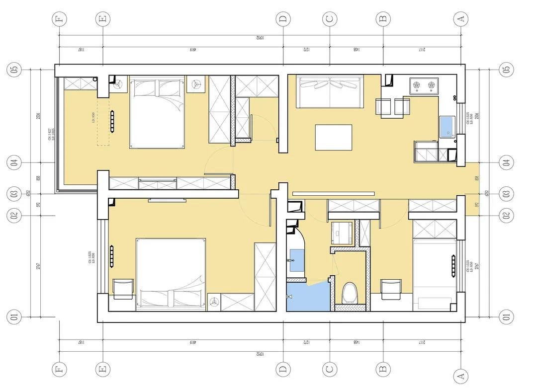 127平米的三居室，运用简约的装修风格效果是怎样的？