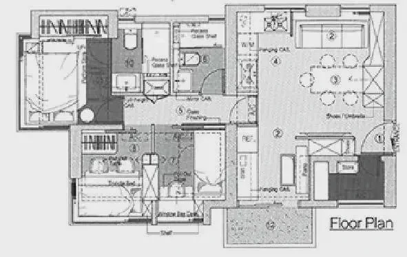 52㎡小户型装修，挤出3室2厅，住进一家4口