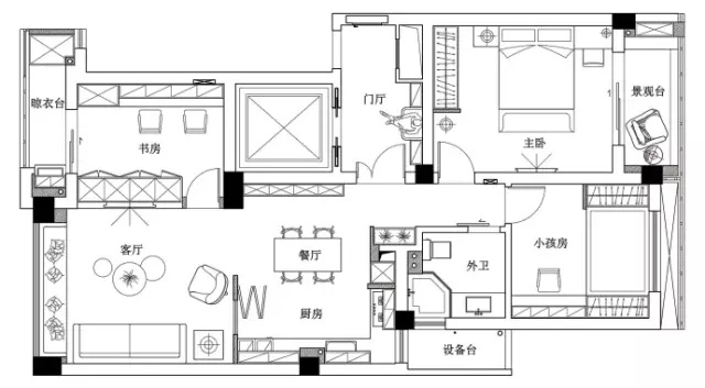 90平米的房子包括哪些功能间？装修成美式风格二居室好不好？