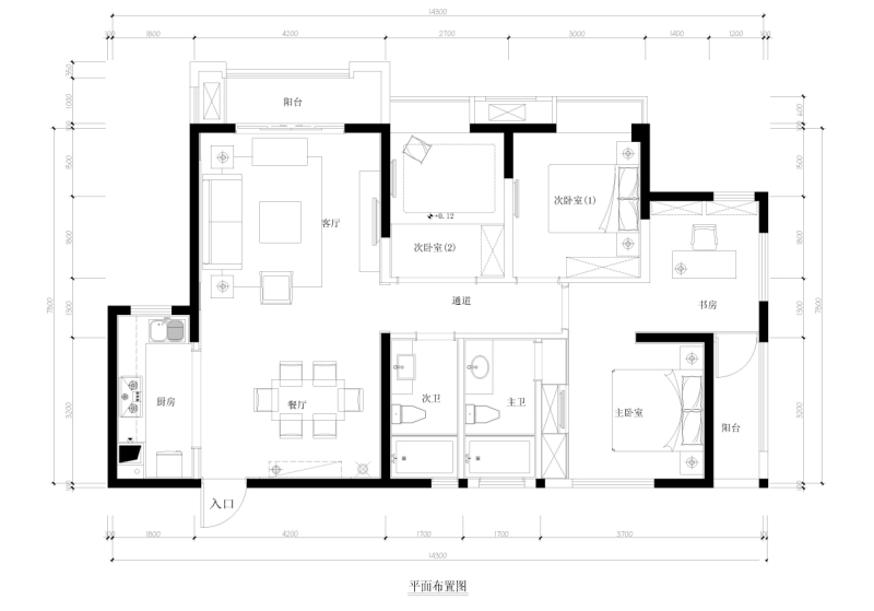 120平米新房，三居室装修才花10万元，邻居看了羡慕不已！