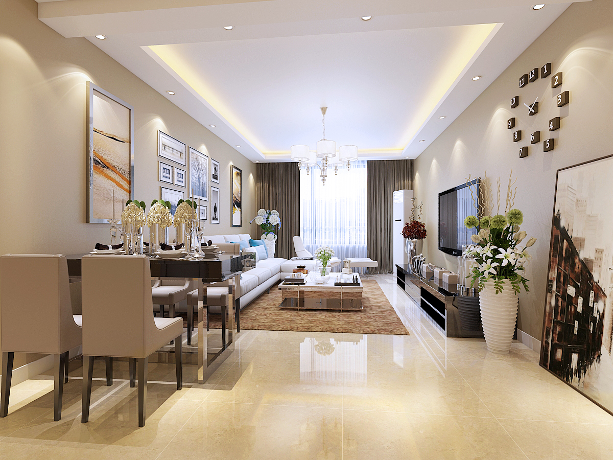 120平米的三居室装修只花了14万，现代风格让人眼前一亮！
