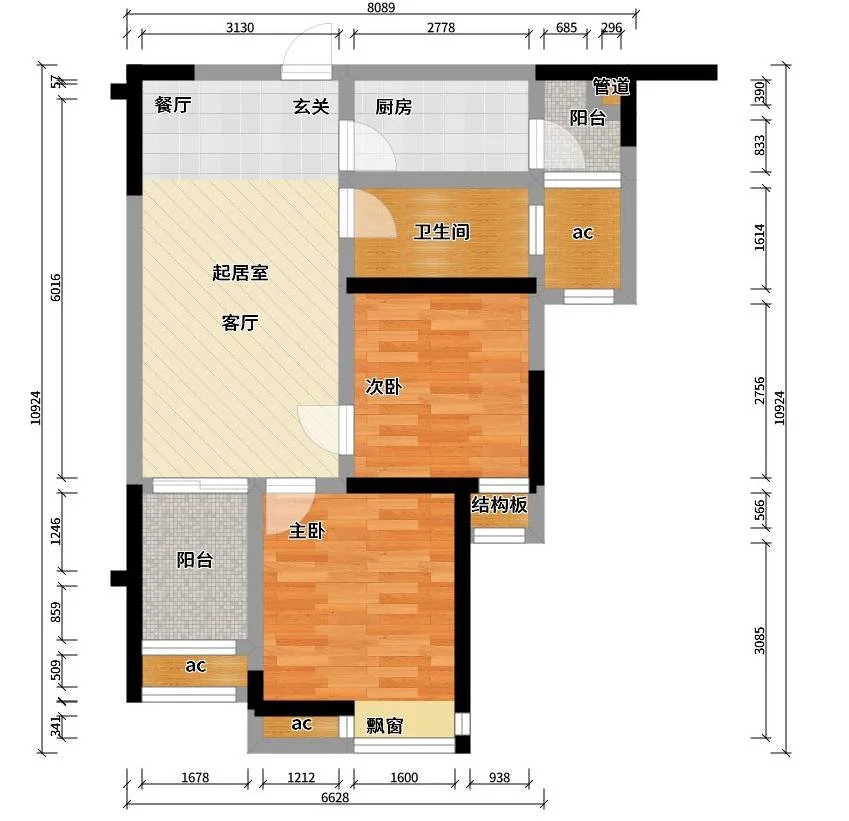 原木＋高级黑，客厅电视墙这样设计太巧妙了