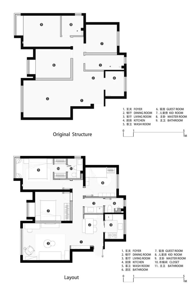 121m2现代美式新房，轻盈优雅的暖心之家